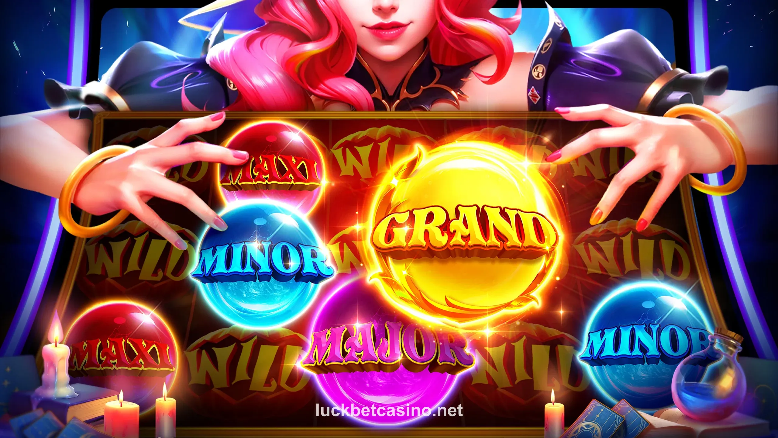 Tela inicial do aplicativo Luck Bet